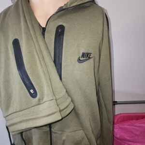 Nike Olive Green Hoodie and Joggers Set